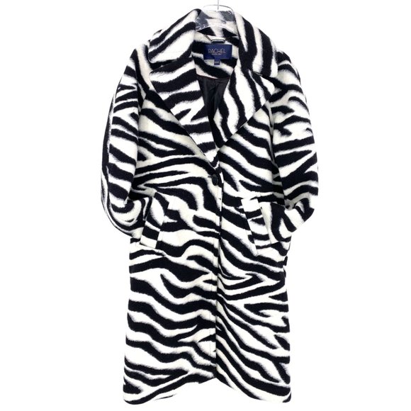 RACHEL RACHEL ROY Water Repellent Zebra Coat NWT - Picture 5 of 14